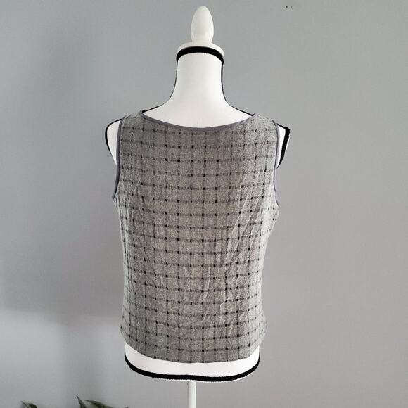 J'Envie New York Sleeveless Gray Top 10 NWT - Picture 2 of 7